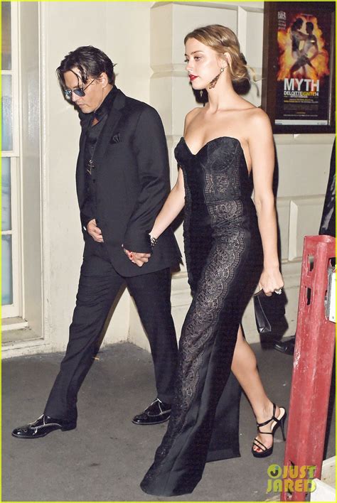 Full Sized Photo Of Johnny Depp Amber Heard Hold Hands Gq Men Of The Year Awards 15 Photo