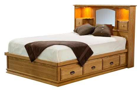Traditional Platform Storage Bed From Dutchcrafters Amish Furniture