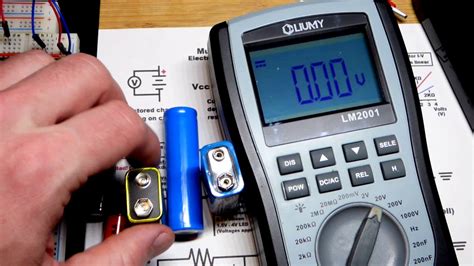 Understanding at what point it is in a charge cycle is important when determining what the voltage should be. Multimeter measuring battery voltage to determine state of ...