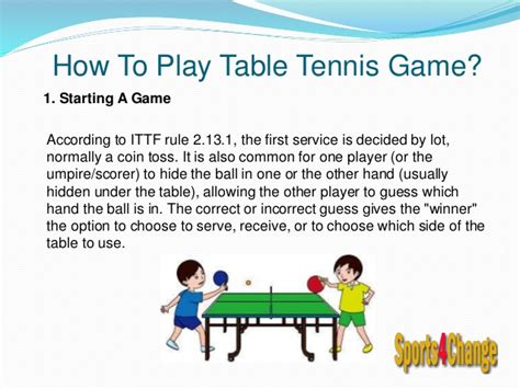 · the players exchange ends after each game, and if play consists of more than one game, in the deciding game of the match the players change ends when one player reaches a score of 10. Table Tennis Rackets Online