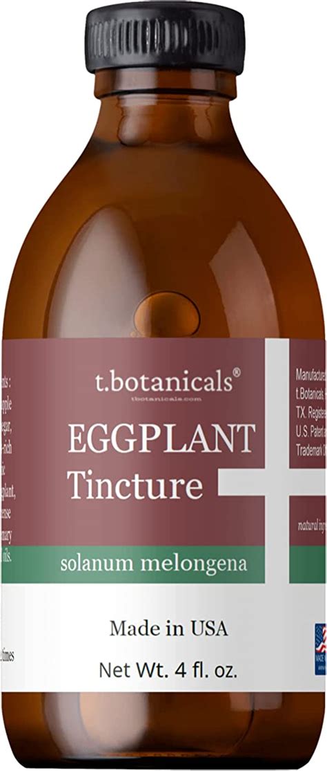 Tbotanicals Eggplant Tincture Eggplant Extract For Skin