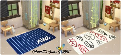 Sims 4 Ccs The Best Bathroom Rugs By Annett85