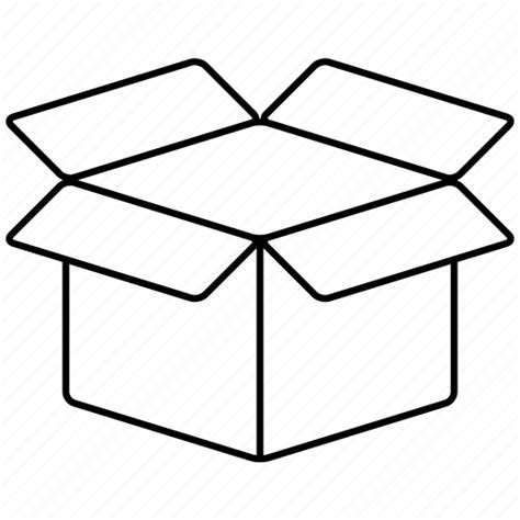 Box Container Cube Delivery Open Package Icon Download On Iconfinder