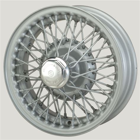 4 X 13 60 Spoke Silver Painted Wire Wheel Ah Sprite And Mg Midget