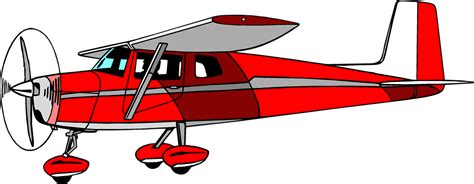 Airplane | Free Stock Photo | Illustration of a red cessna airplane | # 8939
