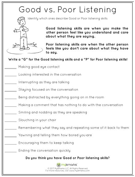 How To Pass Listening Comprehension Maryann Kirbys Reading Worksheets