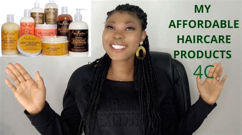 Best Affordable Natural 4c Hair Care Products Youtube