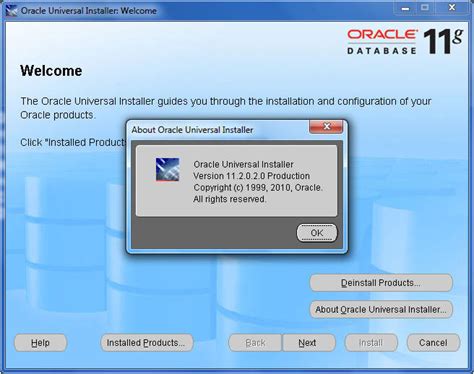 Oracle Universal Installer Software Informer Screenshots