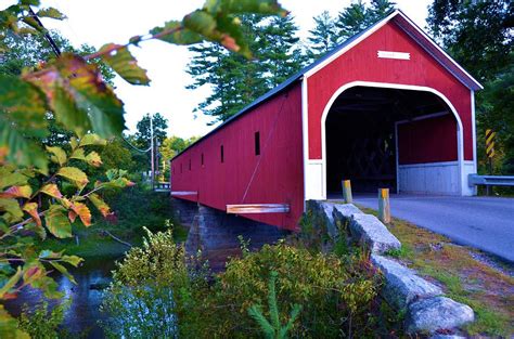 Historic New Hampshire Covered Bridge Photograph By Nancy Jenkins