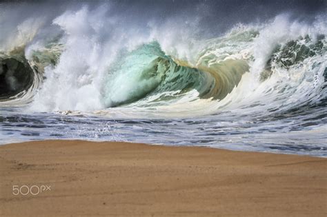 Waimea Shorebreak Waves On The Beach Seascape Photography Waves