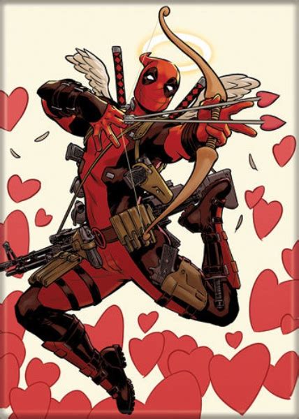 Marvel Comics Deadpool Imitating Cupid Comic Art