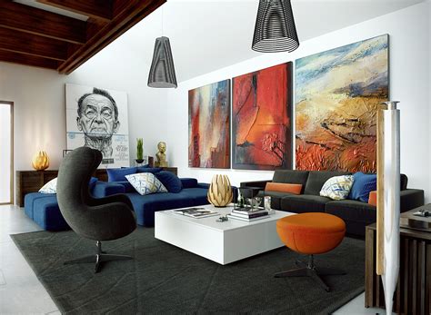 Modern Living Room Designs With Perfect And Awesome Art
