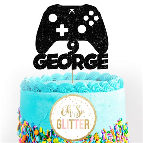 Xbox Gamer Cake Topper Oh So Glitter