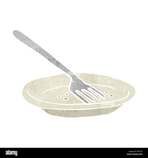 Freehand Drawn Cartoon Empty Plate Hi Res Stock Photography And Images