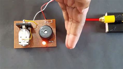 How To Make A Laser Security Alarm Using Relay Youtube