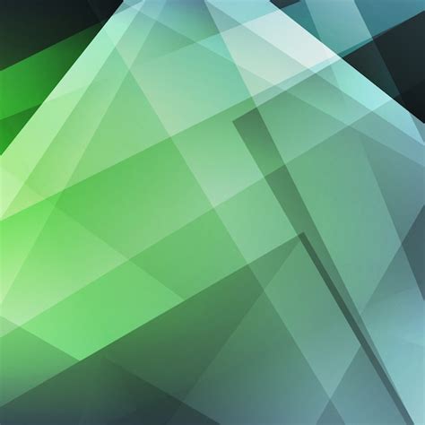 Premium Vector Abstract Green Polygonal Background
