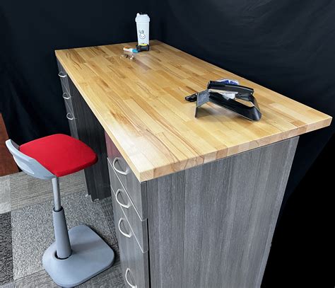 Guide To A Diy Butcher Block Desk In Minutes Hardwood Reflections