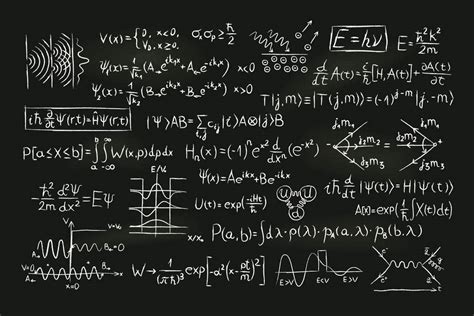 Quantum Physics Formula Equations Science Lab Scientific
