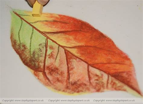 Soft Pastels Tutorial Autumn Leaf Step By Step Art Art Tutorials