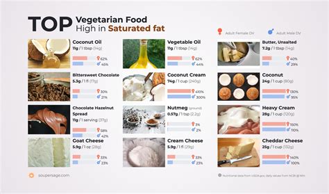 Top Vegetarian Food High In Saturated Fat