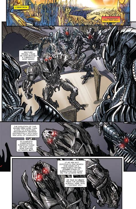 Transformers Tales Of The Fallen Five Page Preview Transformers News TFW