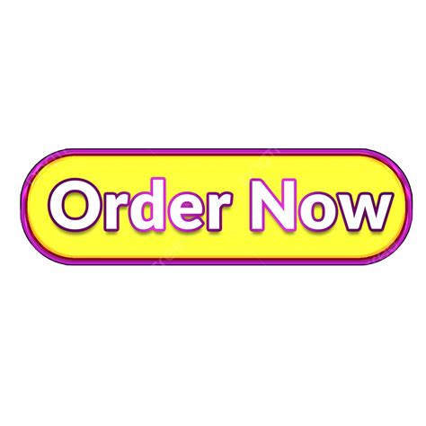 Yellow Order Now Button For Sale Banner Yellow Order Now Button Png
