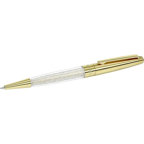 Buy Swarovski Crystalline Stardust Ballpoint Pen Gold Plated Online