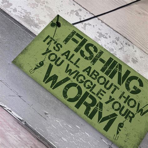 Gone Fishing Sign Plaque Funny Fishing Ts For Men Man Cave Shed