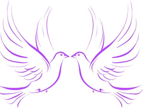 Doves At Wedding Vector Png Clipart Best