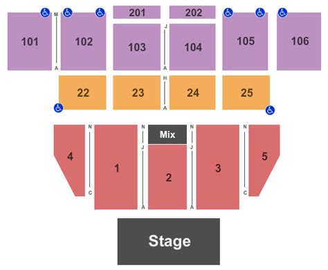 Turning Stone Event Center Seating Chart