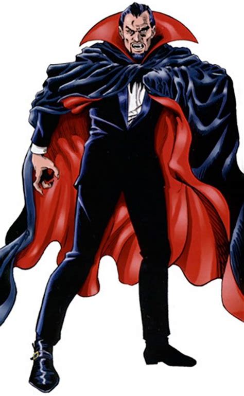 Dracula Marvel Comics Version Vampire Character Profile Dracula