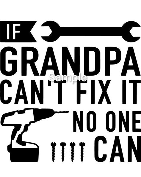 if grandpa can t fix it no one can svg dxf and png etsy