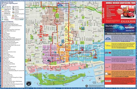 Mapa De Toronto Turismo Atracciones Y Monumentos De Toronto