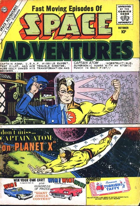 Comic Book Cover For Space Adventures 36 Charlton Comics Comics Classic Comic Books