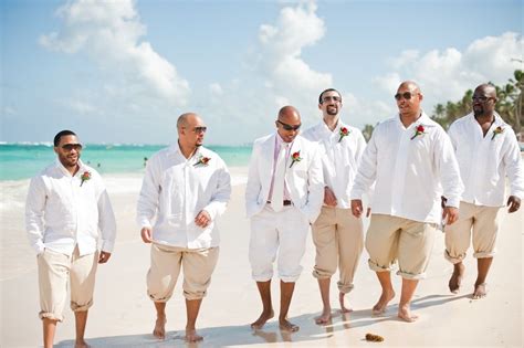 Some beach weddings allow guests to go barefoot or wear flips flops during the ceremony, but if casual wedding attire for men. mens wedding beach attire | Mens beach wedding attire ...