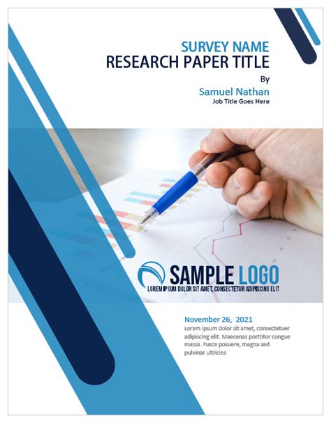 Research Paper Word Template