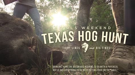 Girls Weekend Texas Hog Hunt Youtube
