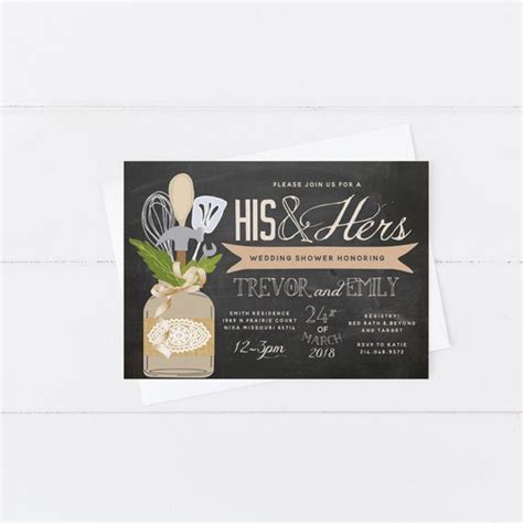 his and hers couples shower invitation editable couples etsy canada