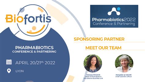 Event Biofortis Will Be Present At Pharmabiotics 2022 Biofortis