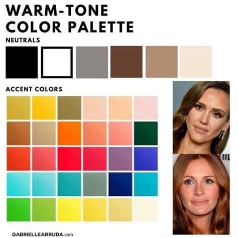 Create A Wardrobe Color Palette Easy Methods Warm Tone Colors