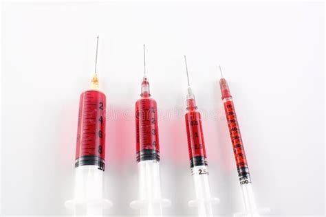 big red syringe stock image image of drug injecting 34274423