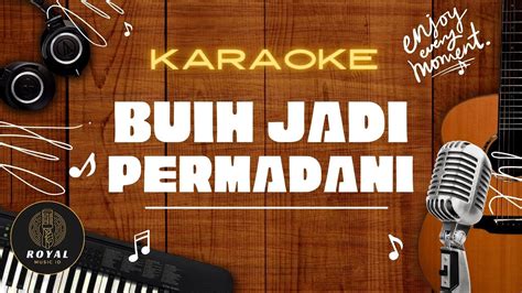 Buih Jadi Permadani Exist Karaoke Akustik Male Key HD Quality