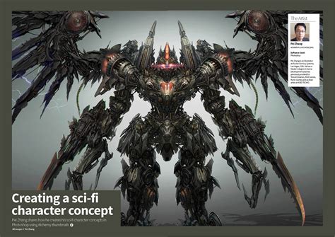 Creating A Sci Fi Character Concept Learn How To Paint A Mechanized