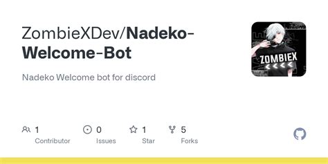 Github Zombiexdevnadeko Welcome Bot Nadeko Welcome Bot For Discord
