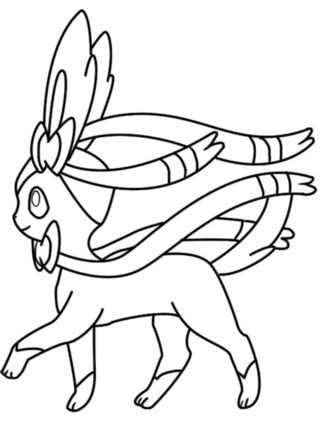 Sylveon Coloring Pages At Getcolorings Free Printable Colorings