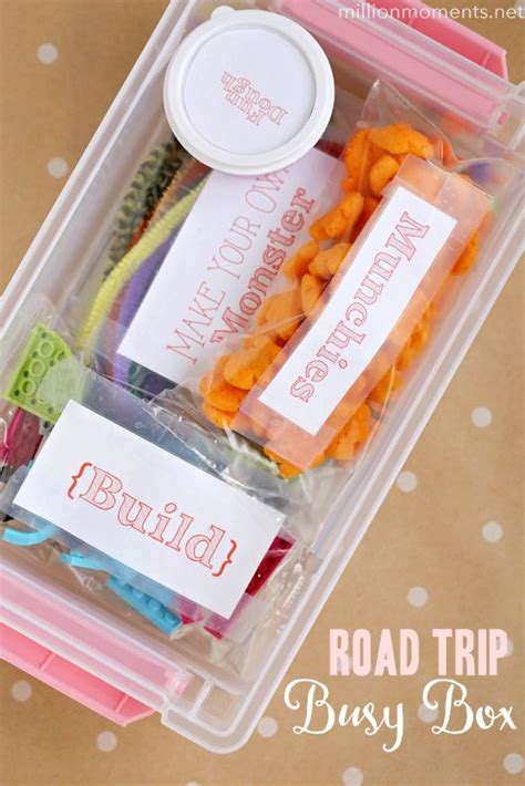 Road Trip Busy Box For Kids A Million Moments Busy Boxes Road Trip