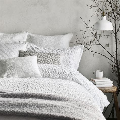 Nara White White Duvet Covers Stylish Bedroom White Bedding