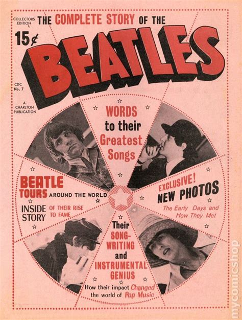 Beatles 1966 Charlton Publications Magazine Comic Books