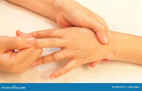 Reflexology Hand Massage Spa Hand Treatment Royalty Free Stock Images Image 20933979