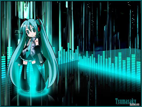 Hatsune Miku Cute Volcaloids Smiling Hd Wallpaper Peakpx